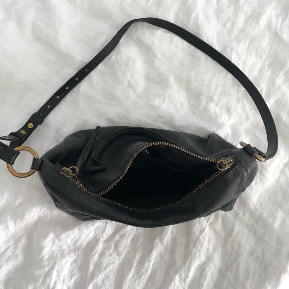 Madewell black leather purse